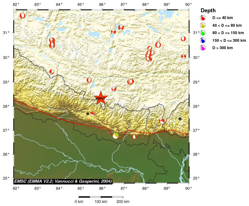 Regional moment Tensor