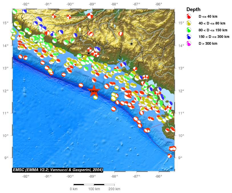 Regional moment Tensor