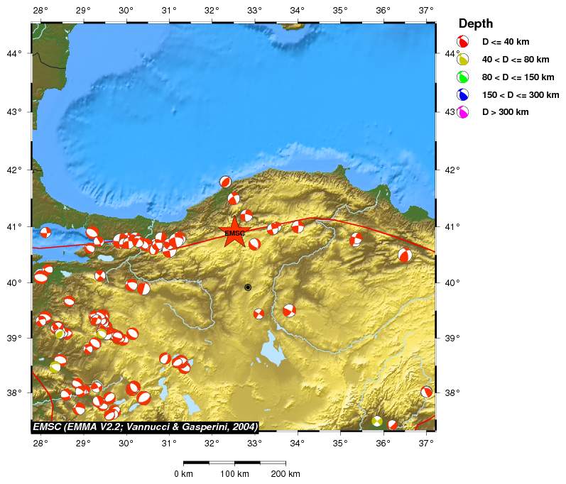 Regional moment Tensor