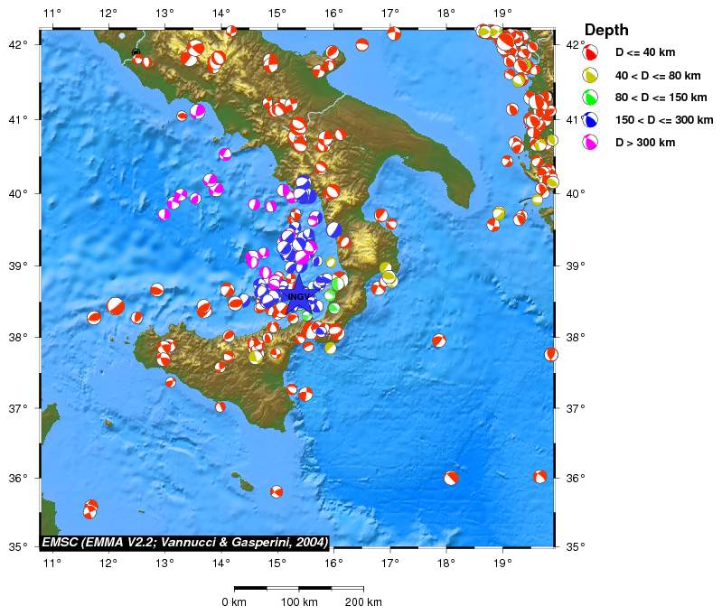 Regional moment Tensor