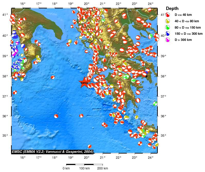 Regional moment Tensor