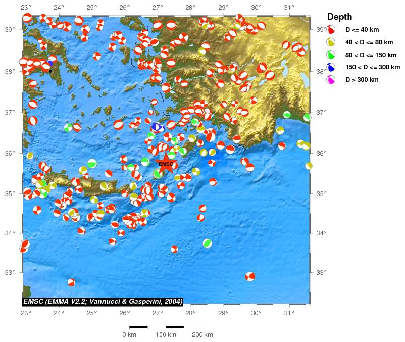 Regional moment Tensor