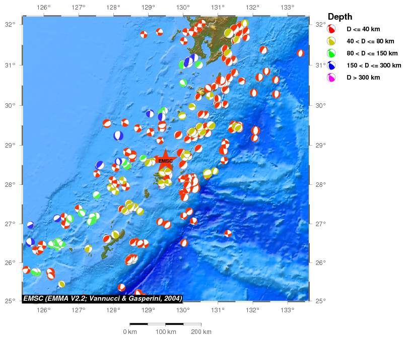Regional moment Tensor