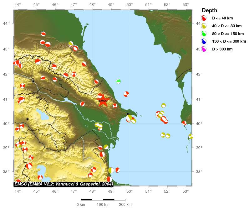 Regional moment Tensor