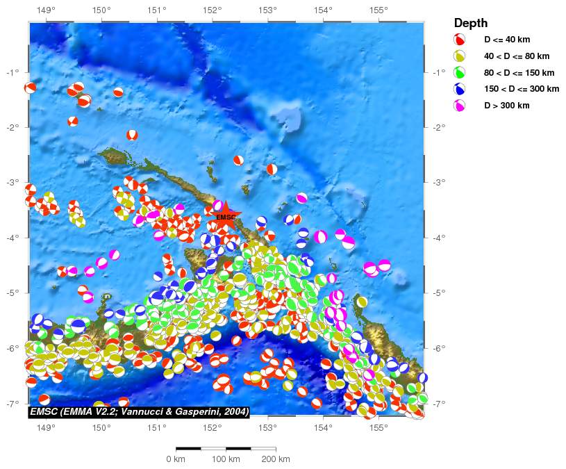 Regional moment Tensor