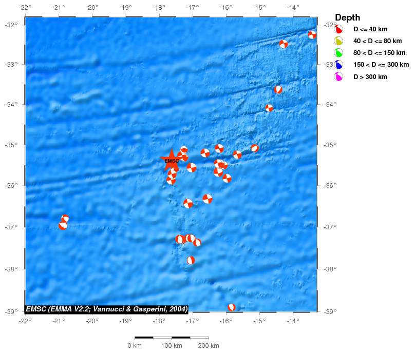 Regional moment Tensor
