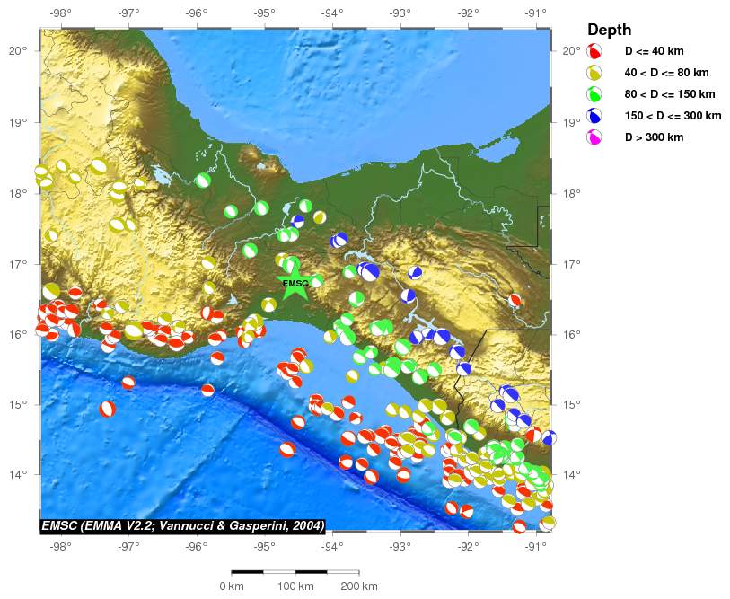 Regional moment Tensor