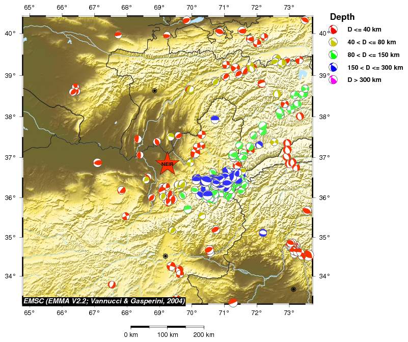 Regional moment Tensor