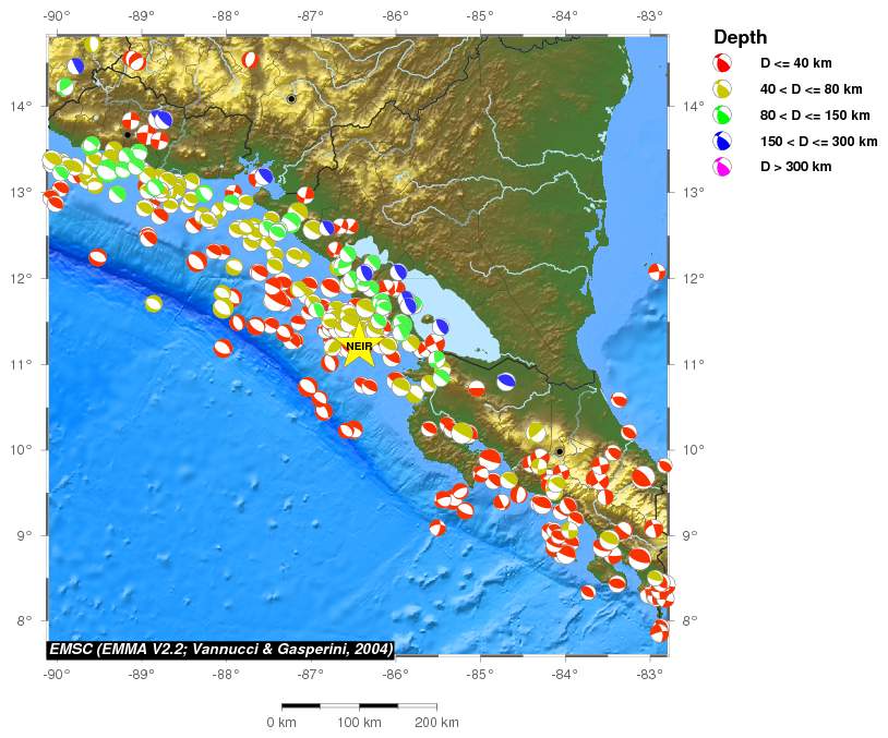 Regional moment Tensor