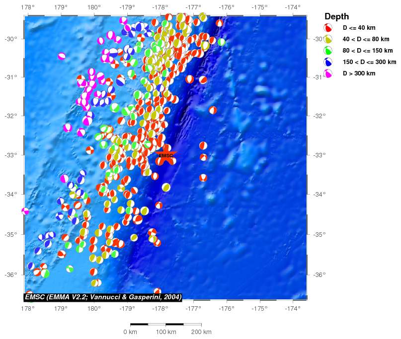 Regional moment Tensor