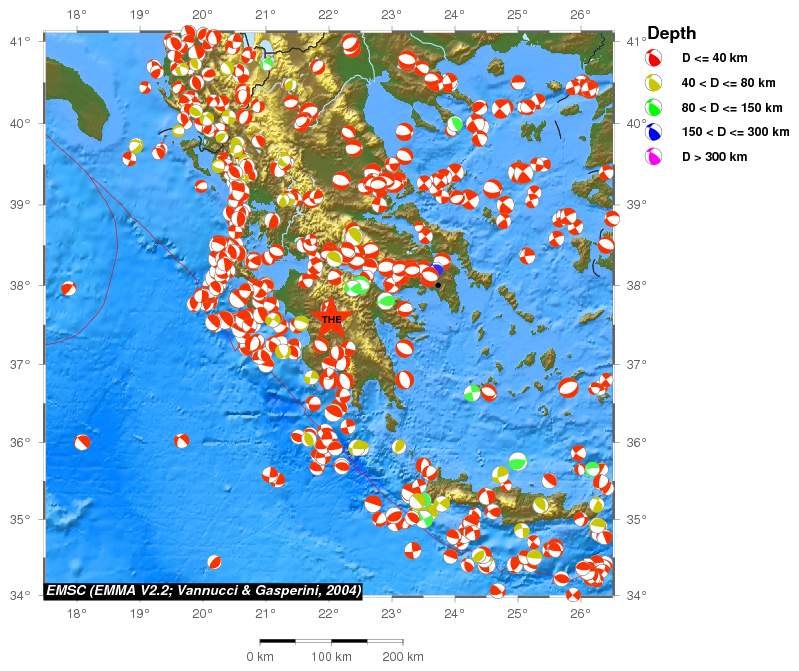 Regional moment Tensor