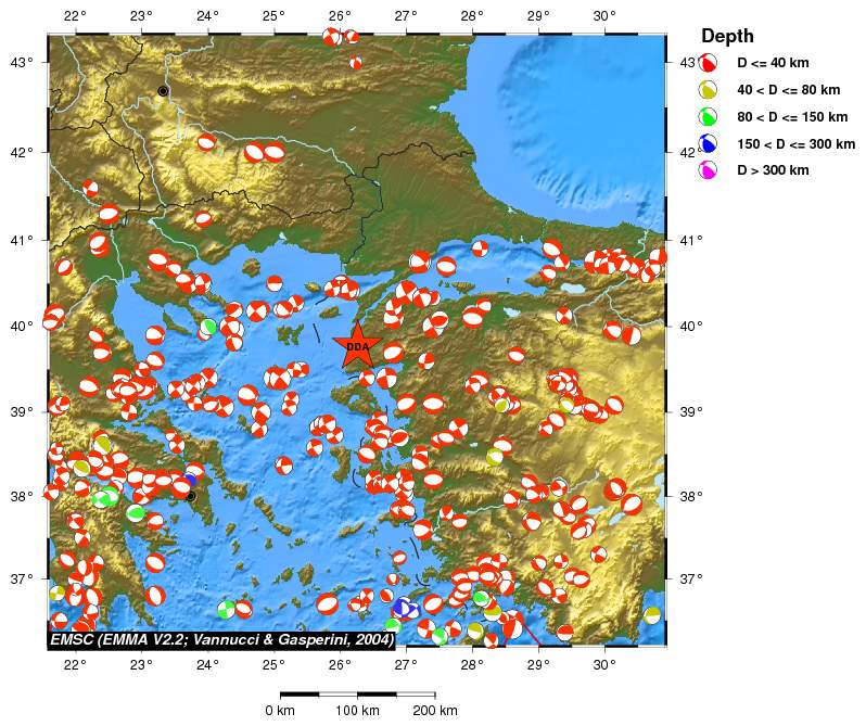 Regional moment Tensor