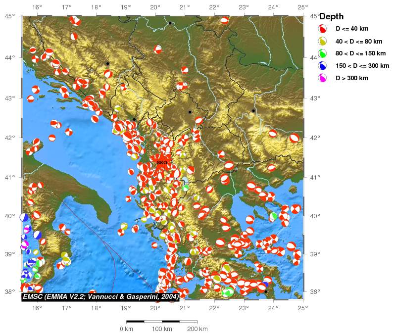Regional moment Tensor