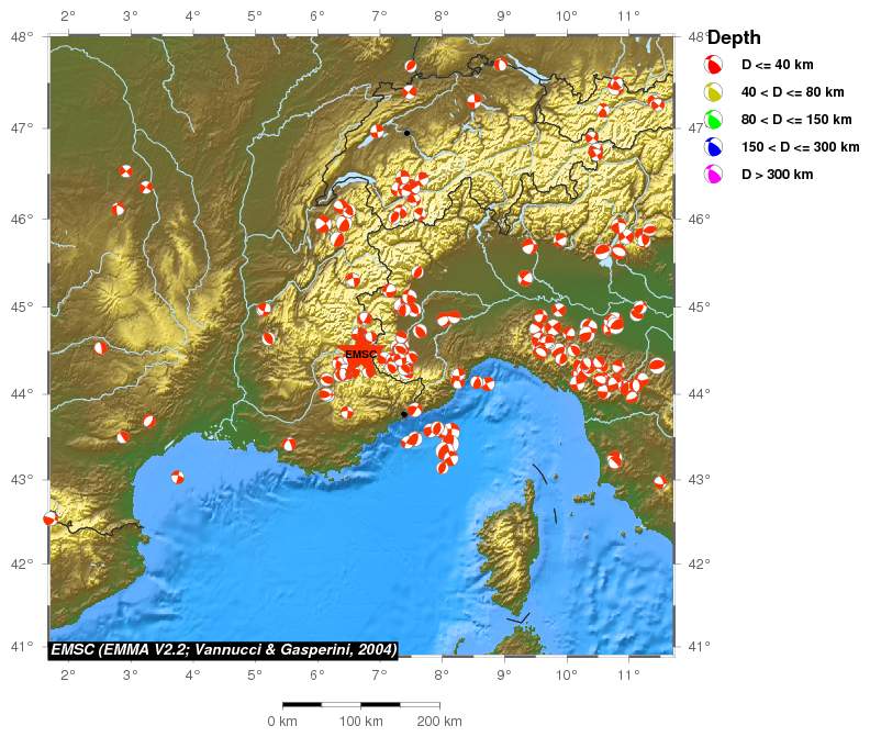 Regional moment Tensor