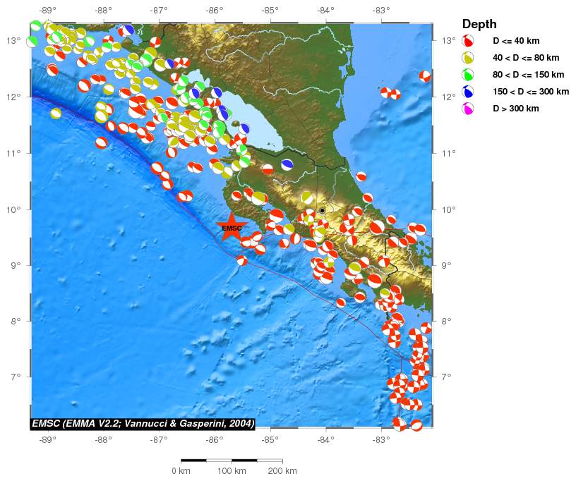Regional moment Tensor