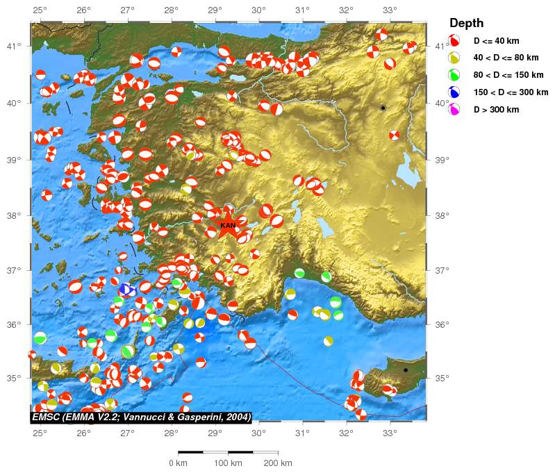 Regional moment Tensor