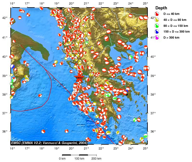 Regional moment Tensor