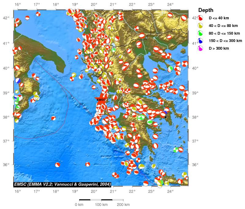Regional moment Tensor