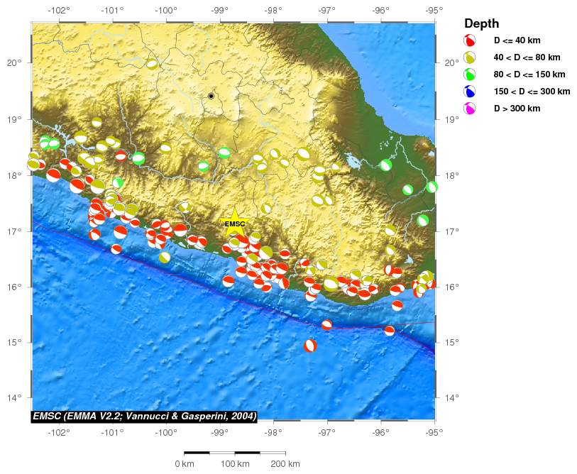 Regional moment Tensor