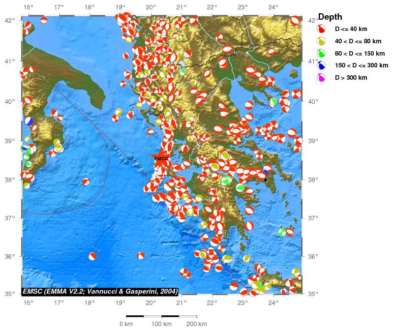 Regional moment Tensor
