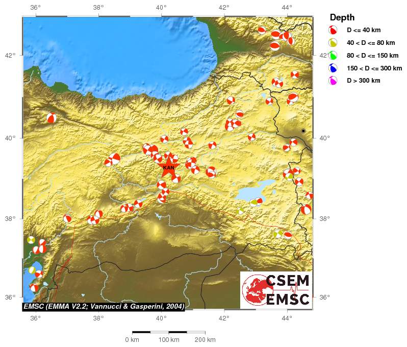 Regional moment Tensor