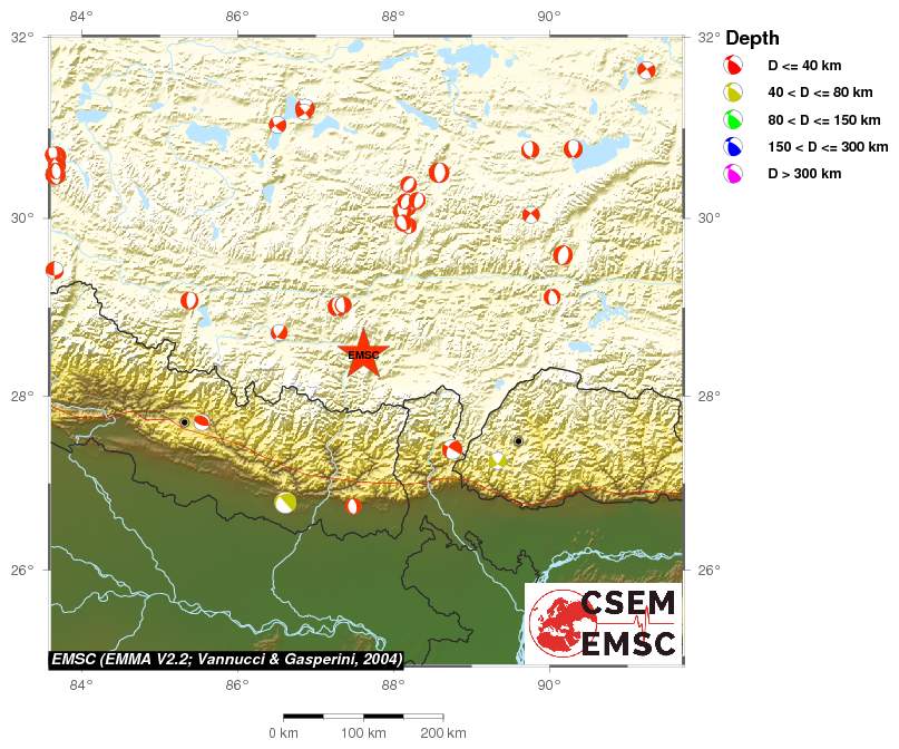 Regional moment Tensor