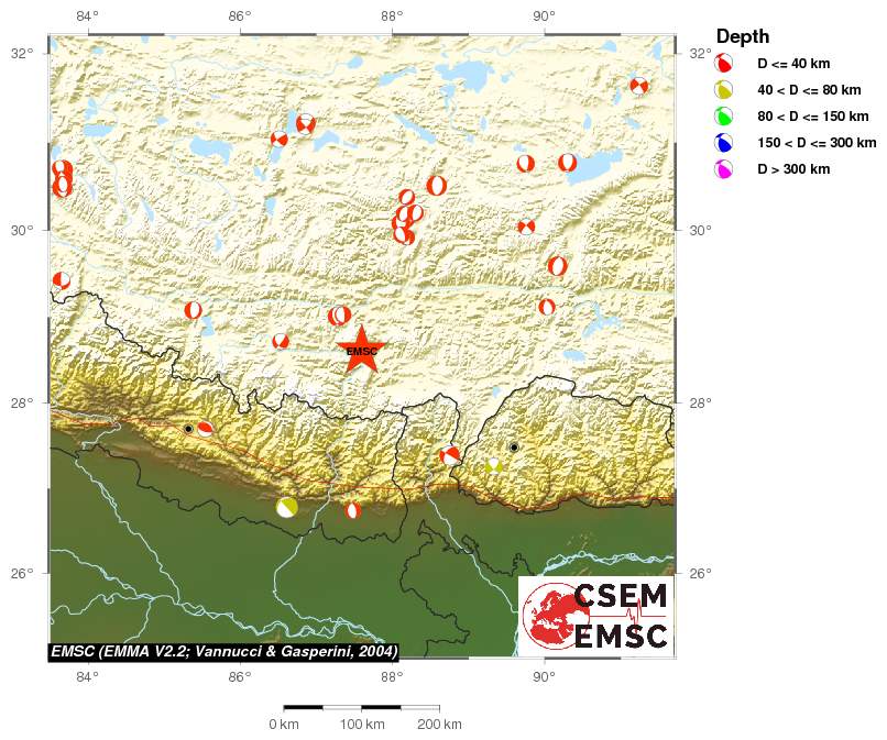 Regional moment Tensor