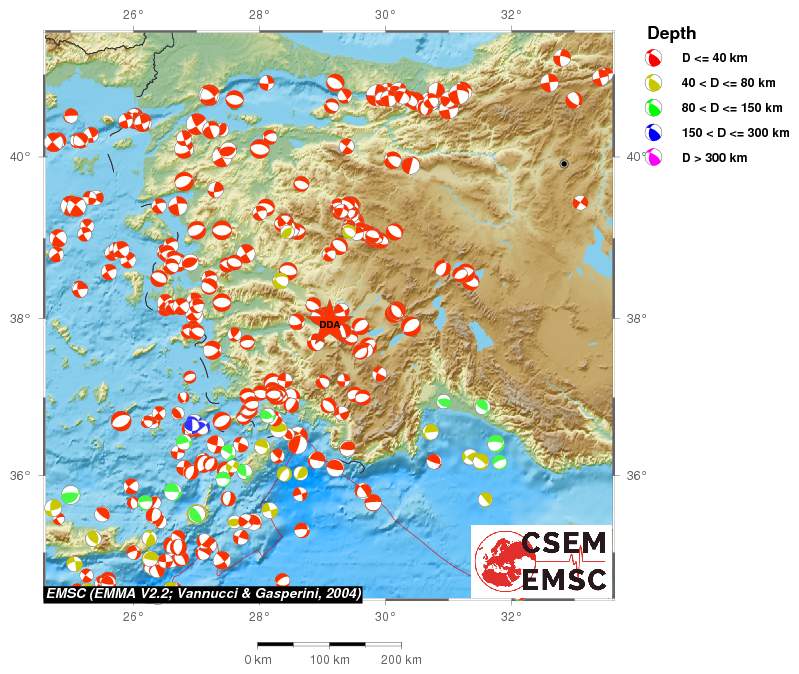 Regional moment Tensor