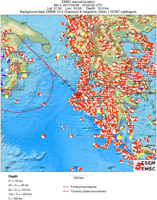 Regional moment Tensor