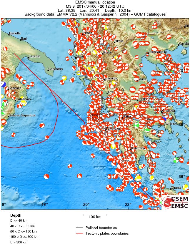 Regional moment Tensor