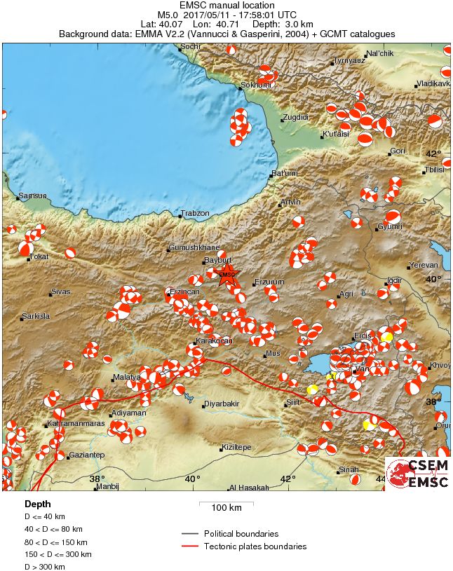Regional moment Tensor