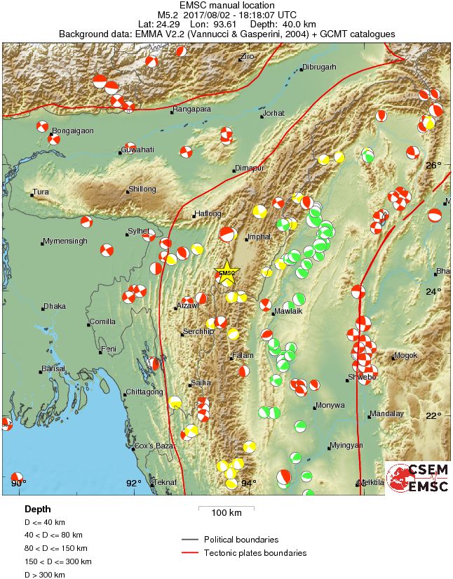 Regional moment Tensor