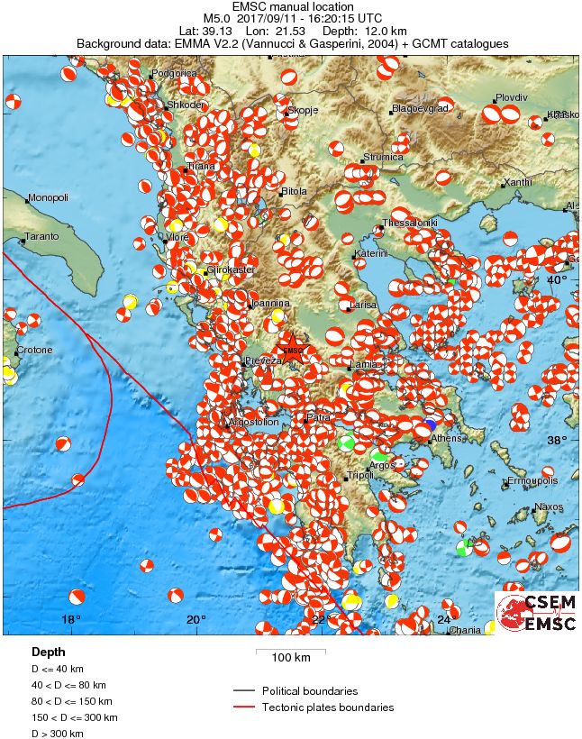 Regional moment Tensor