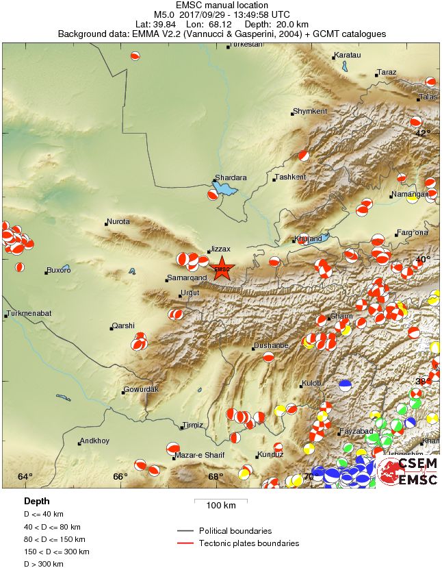 Regional moment Tensor