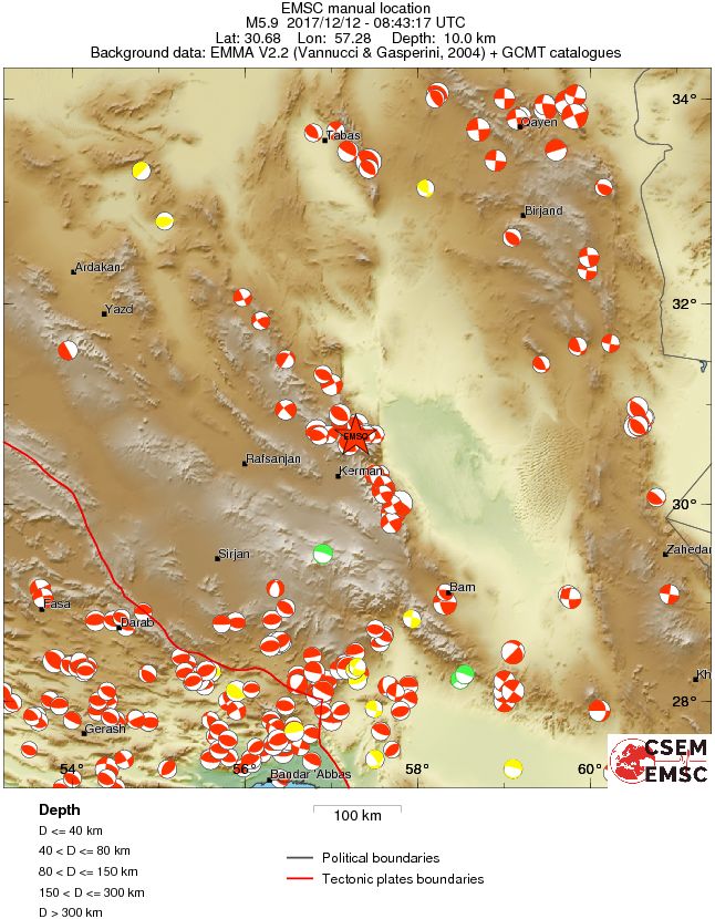 Regional moment Tensor