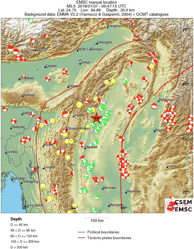 Regional moment Tensor