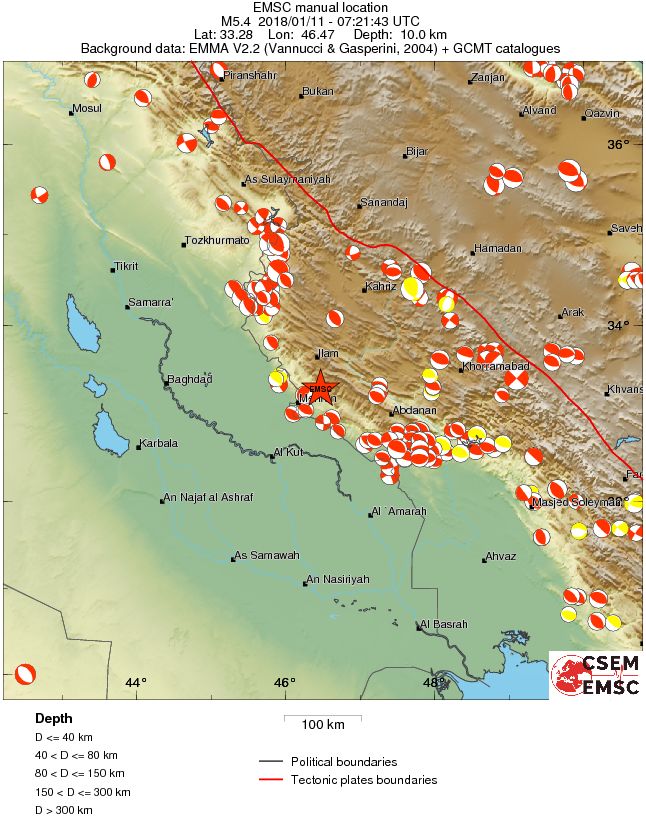 Regional moment Tensor