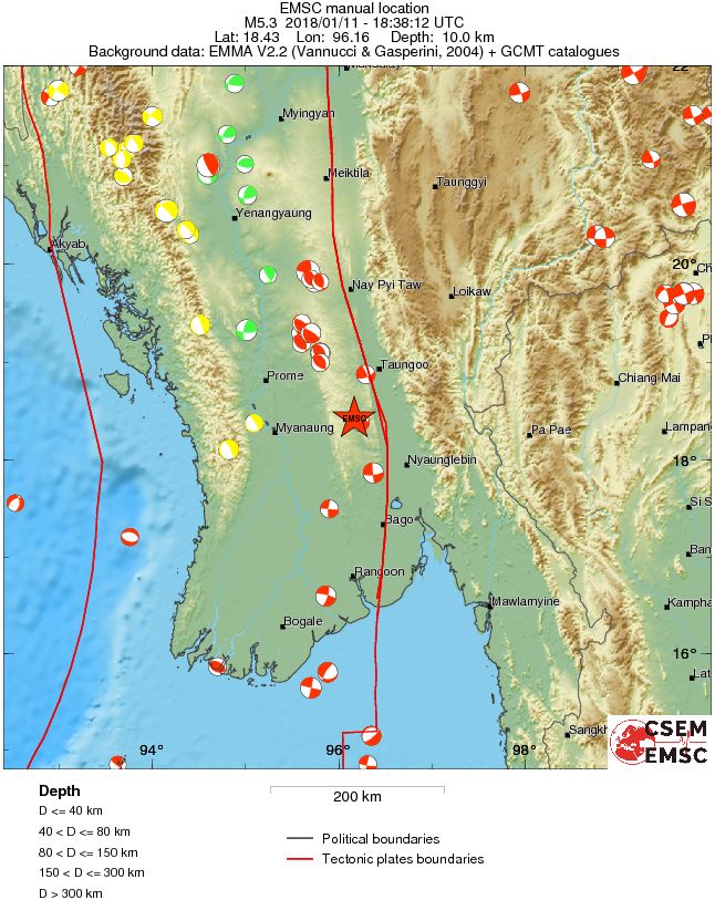 Regional moment Tensor