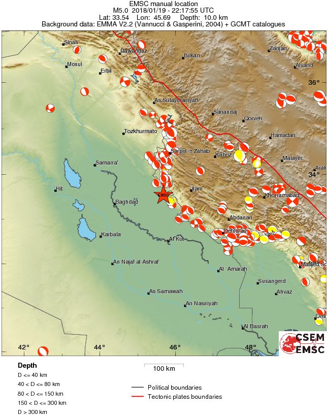 Regional moment Tensor