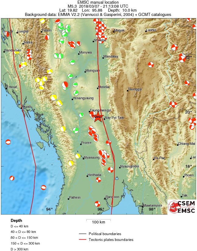 Regional moment Tensor