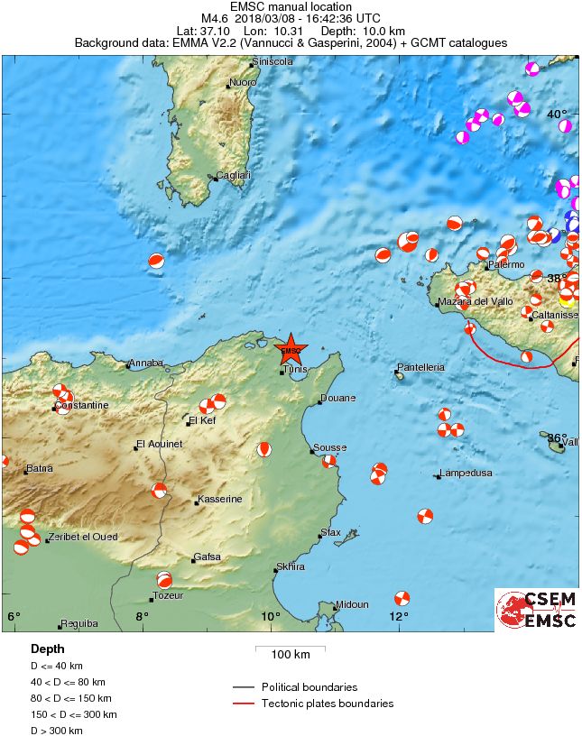 Regional moment Tensor
