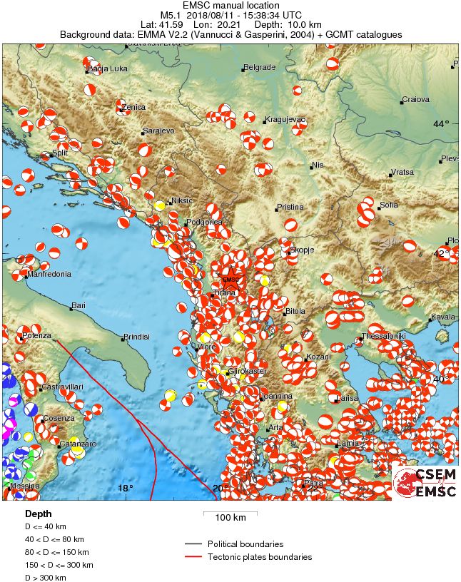 Regional moment Tensor