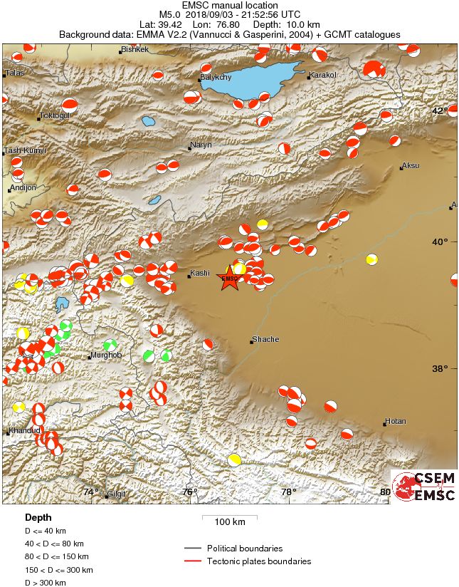 Regional moment Tensor