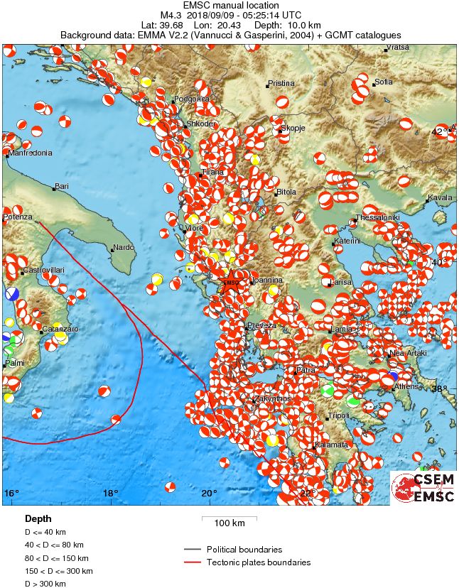 Regional moment Tensor