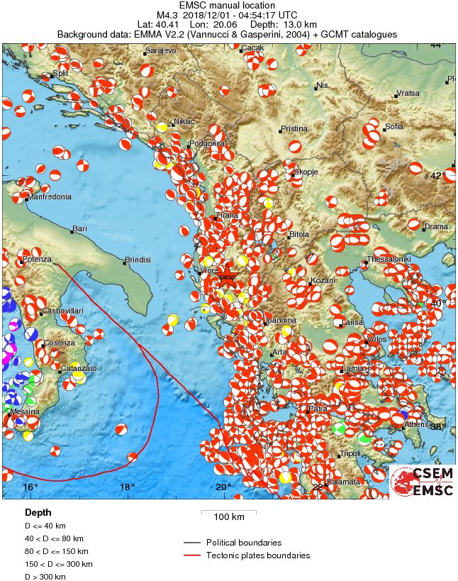 Regional moment Tensor