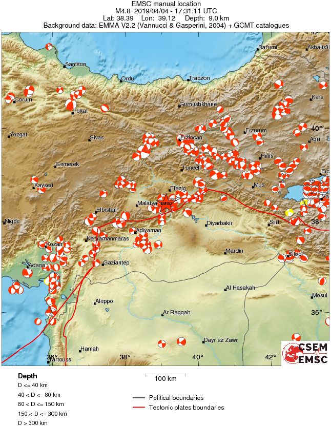 Regional moment Tensor