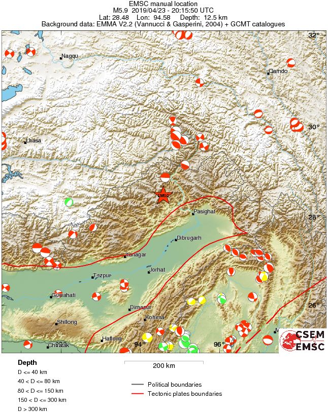 Regional moment Tensor