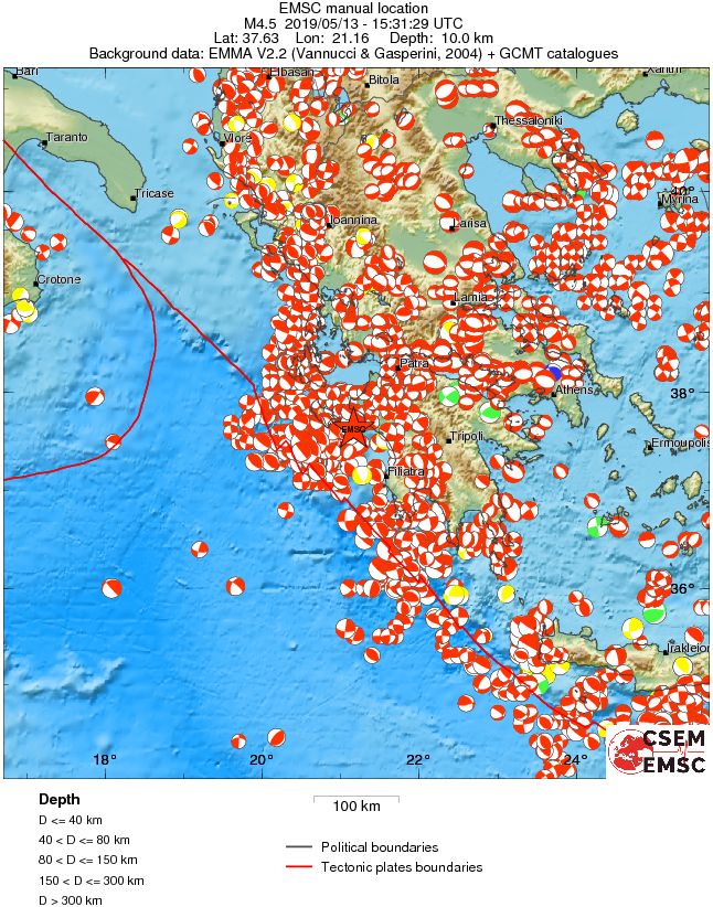 Regional moment Tensor