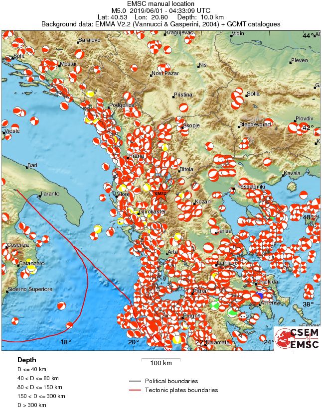 Regional moment Tensor