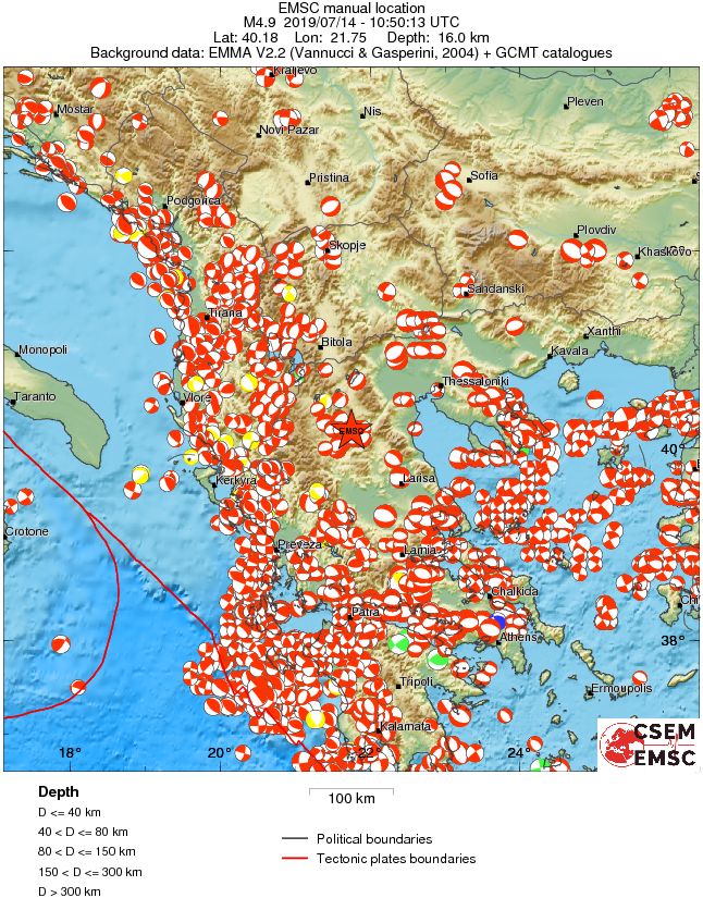 Regional moment Tensor